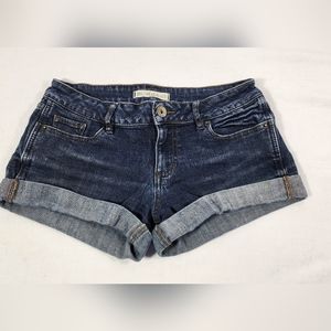❤️ BULLHEAD BLACK JUNIORS DENIM SHORTY AHORTS SIZE 3 DARK BLUE❤️